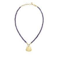 Necklace Breil Woman KALEIDO in Steel Ametista TJ3151 - TJ3151